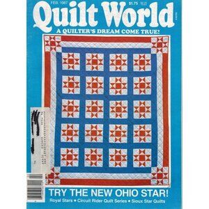 QUILT WORLD MAGAZINE, FEBRUARY 1987 House of White Birches